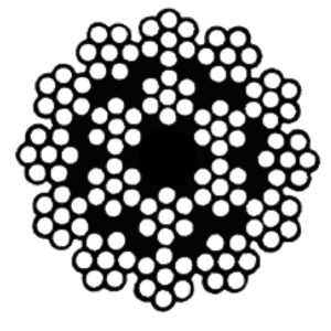 Celik Halat General Purpose Steel Wire Rope - Low Rotation 18x7 FC