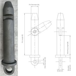 Salva-Vida Articulated or “Drop Nose” Pin